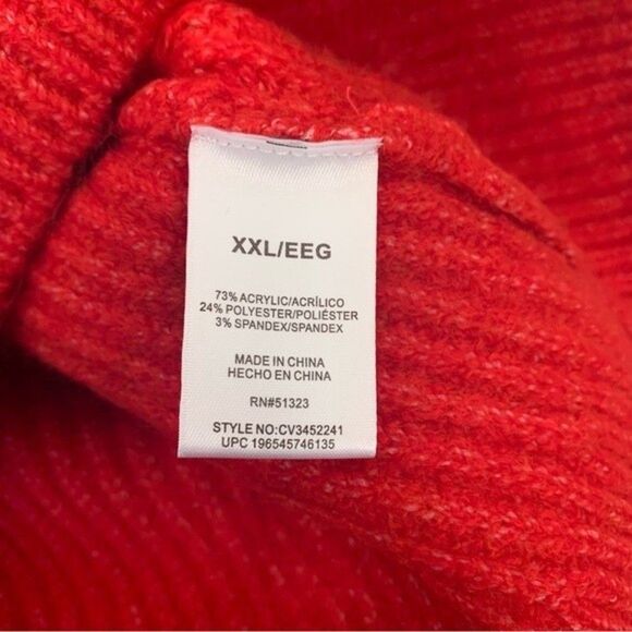 Vince Camuto Crossfire Half Zip Ribbed Knit Oversized Pullover Sweater NWT - Picture 9 of 10